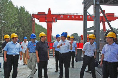 市長霍好勝一行來公司調研